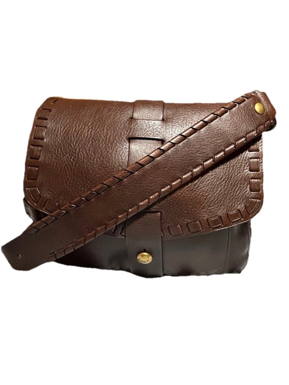 Coach Legacy Thompson Julia Mahogany Leather, Brass Hardware*RARE/VINTAGE* 2007